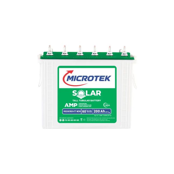 Microtek Solar C10 MS2006024TT NEW 200Ah Battery 84Mw